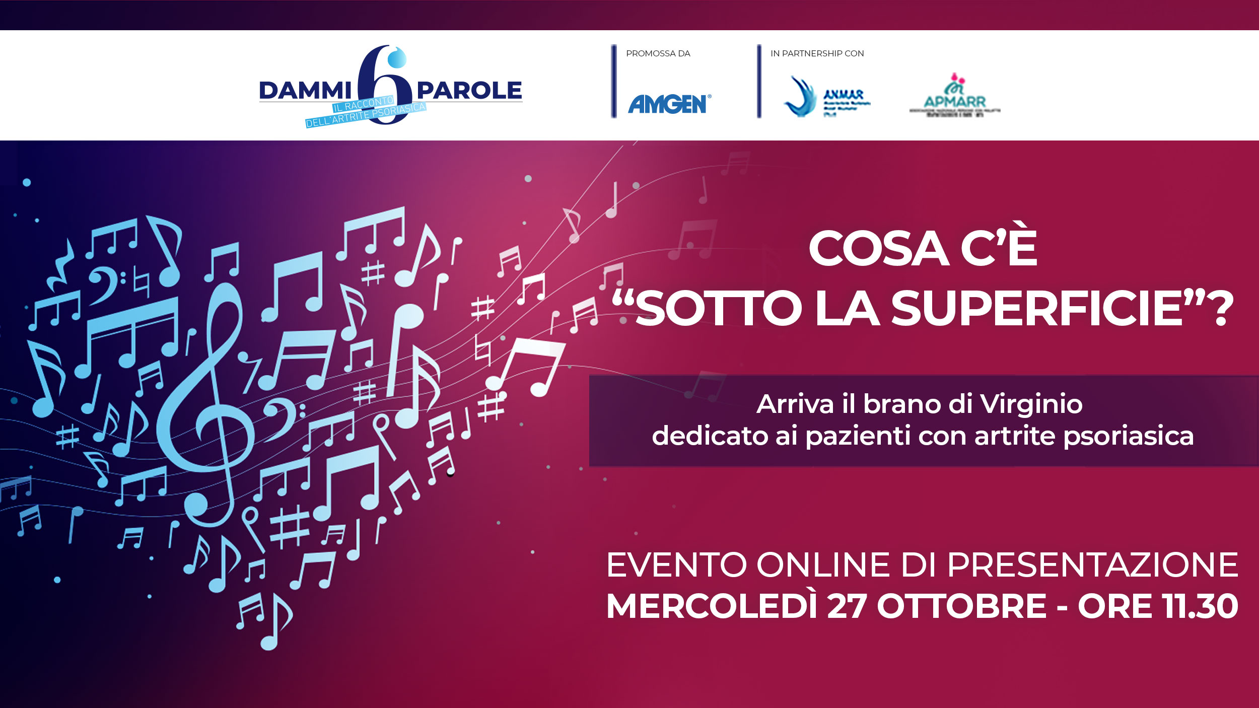 Rassegna stampa campagna artrite psoriasica “Dammi 6 parole”