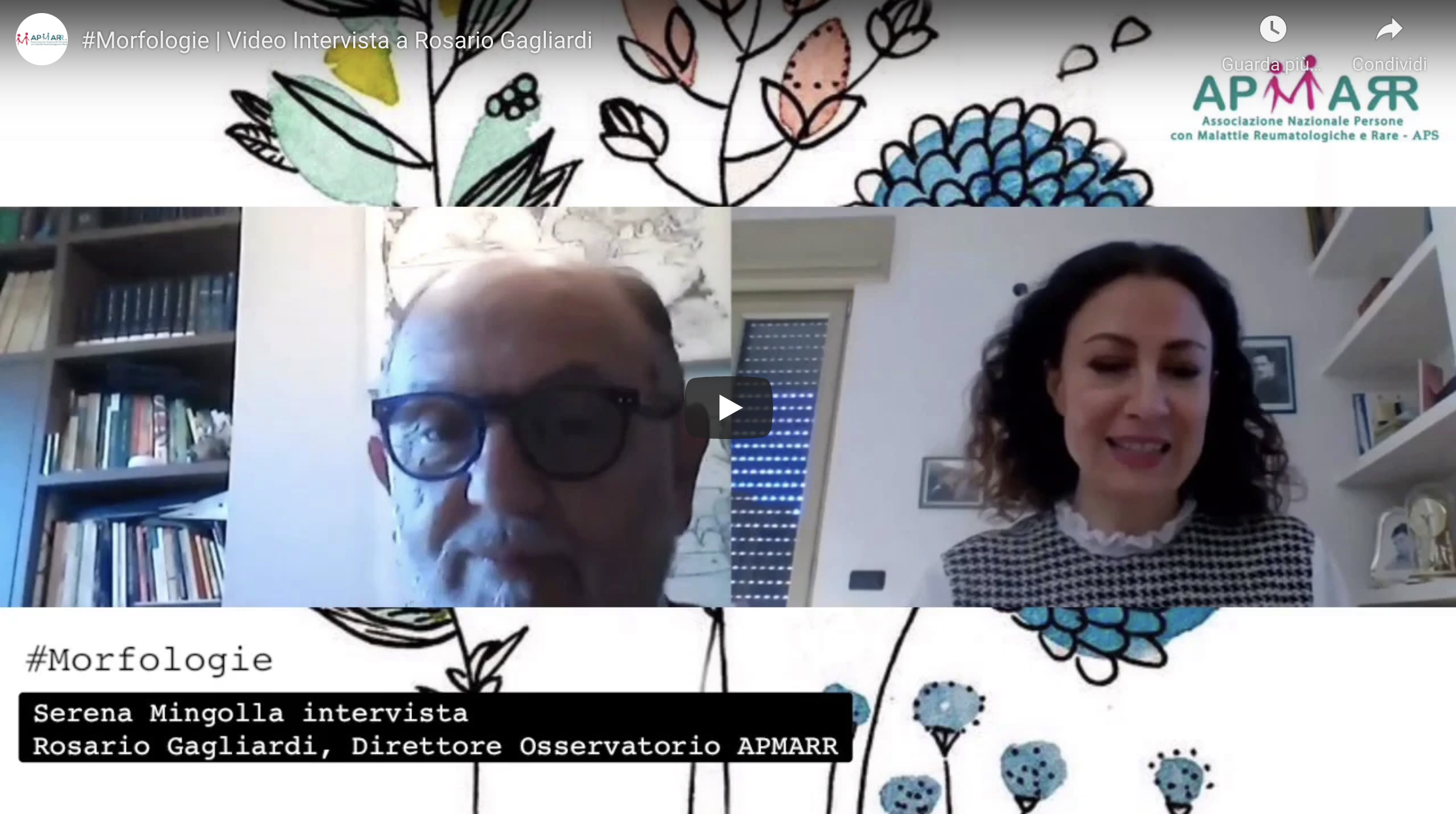 #Morfologie | Video Intervista a Rosario Gagliardi