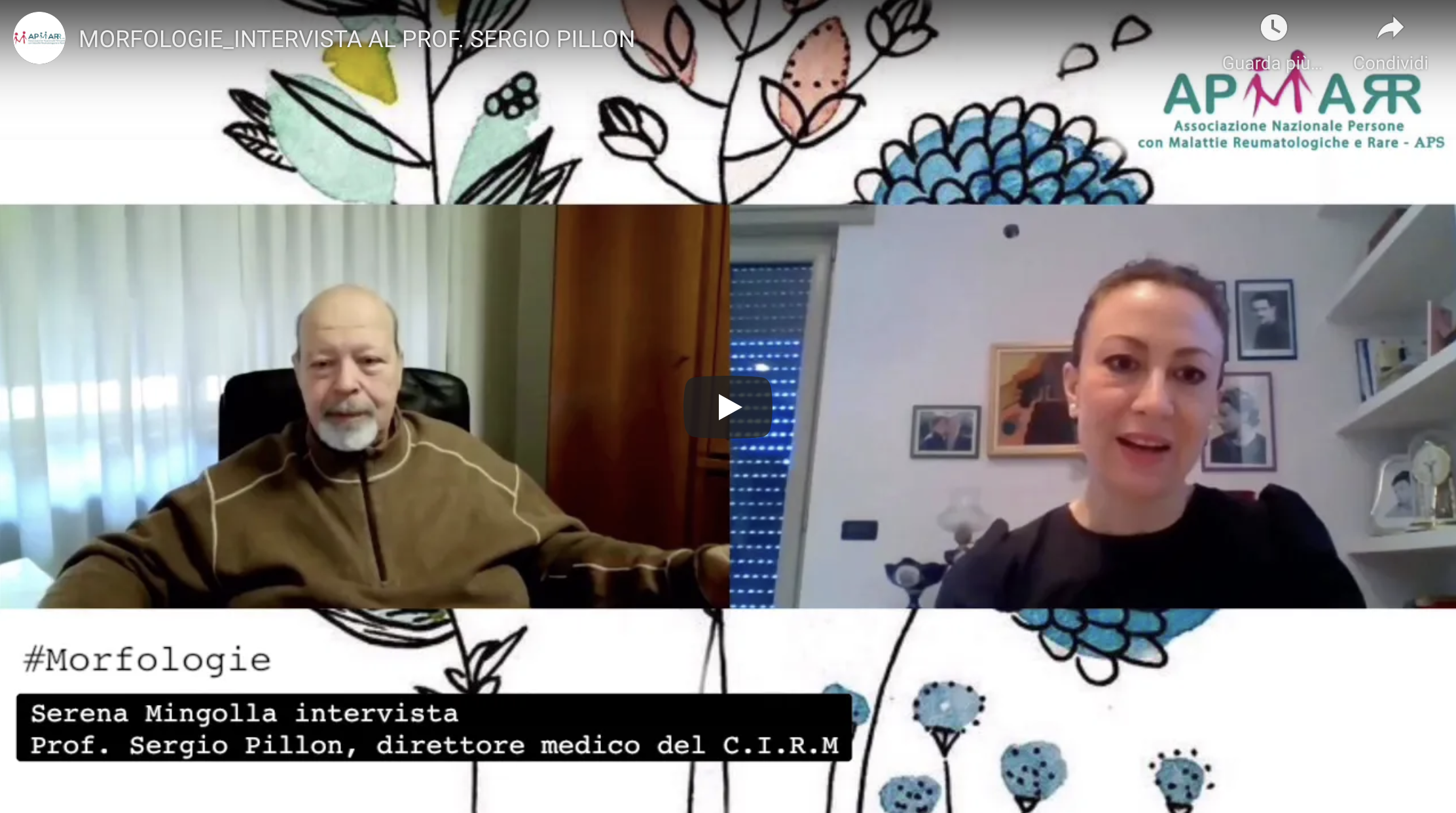 #Morfologie | Video Intervista al Prof. Pillon