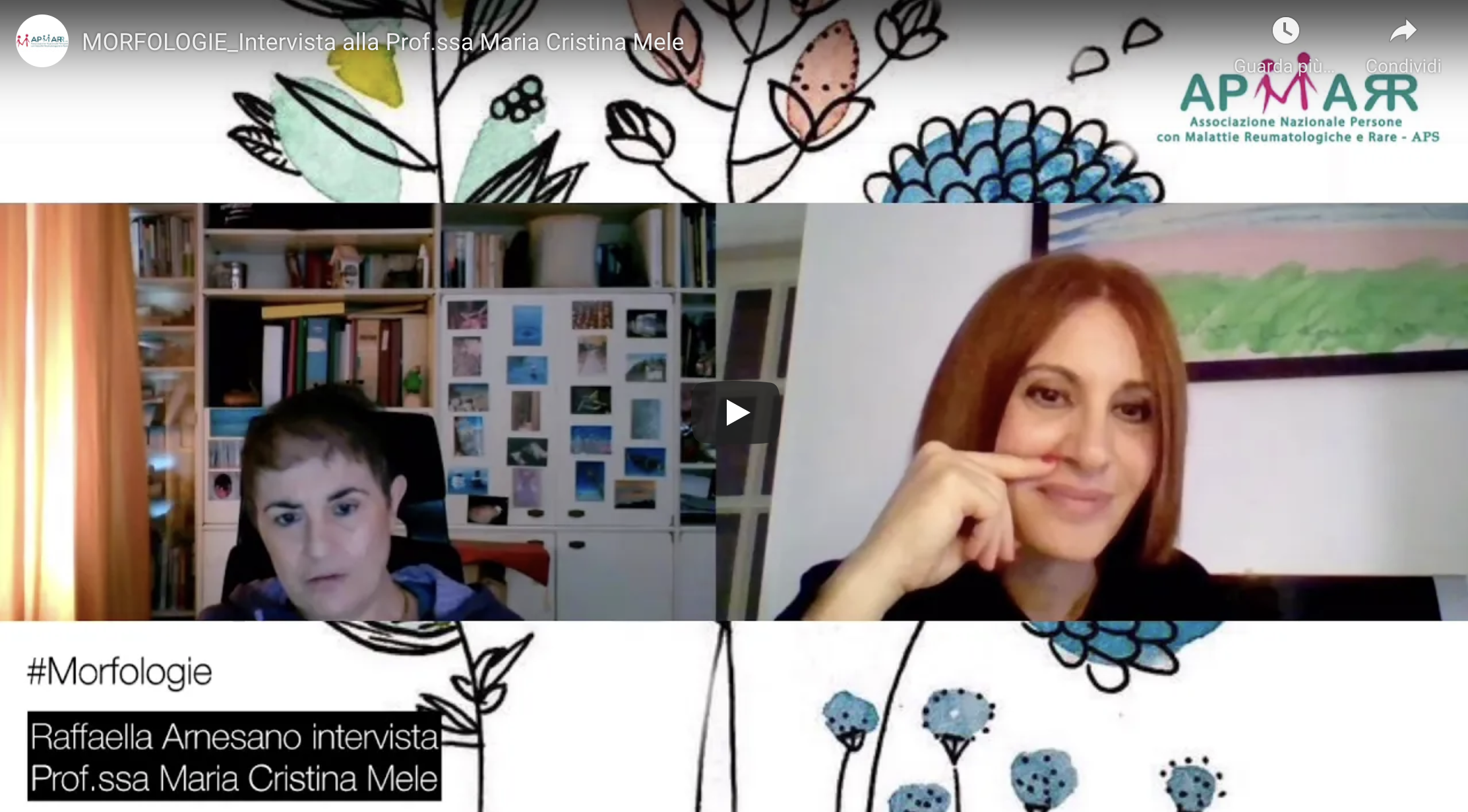 #Morfologie | Video Intervista alla Prof.ssa  Mele