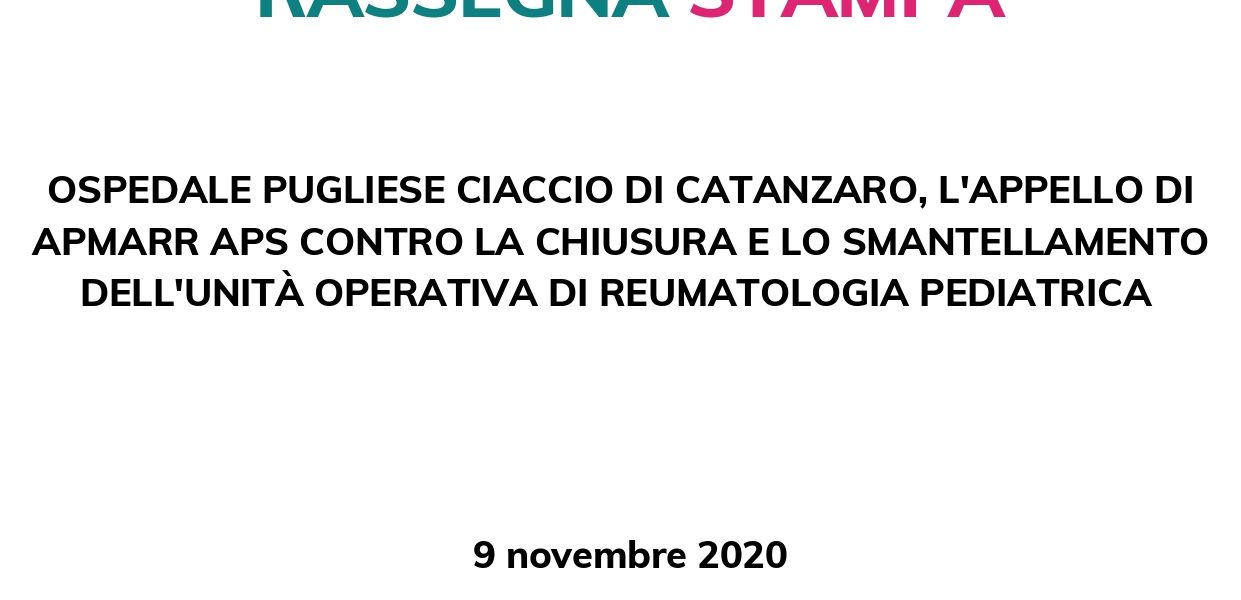 Reumatologia Pediatrica_Pugliese Ciaccio_Catanzaro