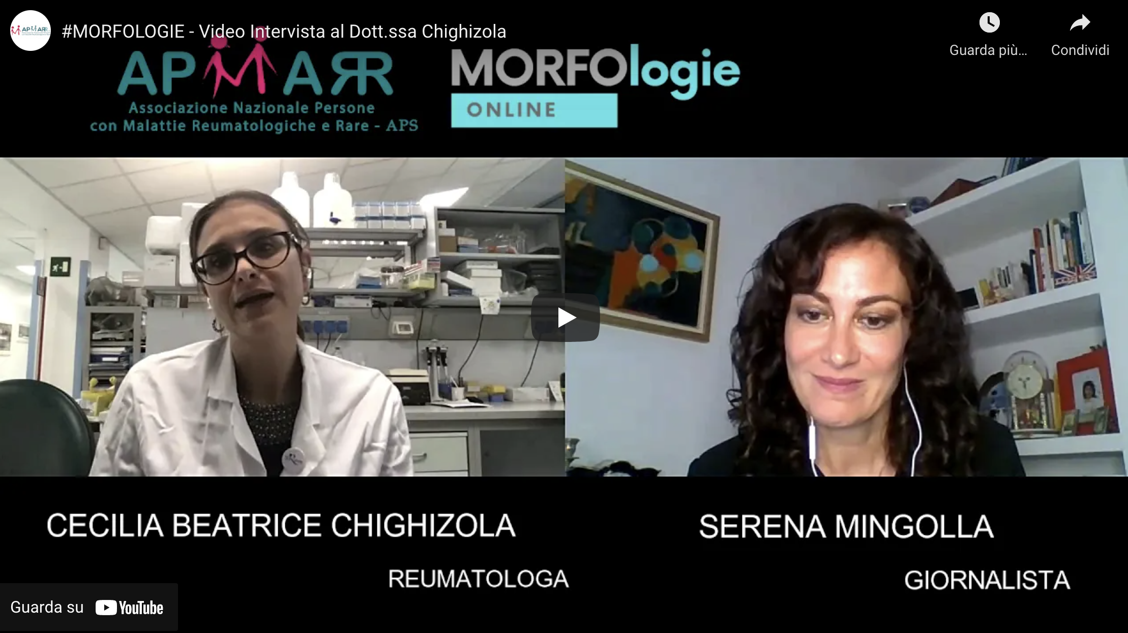 #Morfologie | Video Intervista al Dott.ssa Chighizola
