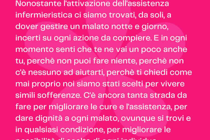REUMAstories, Cristina racconta la sua esperienza come caregiver della mamma