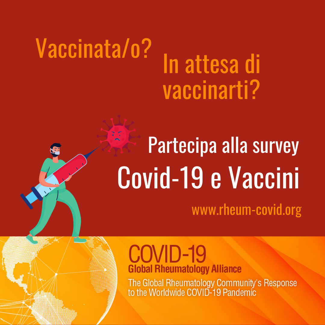 Covid-19 e vaccini, partecipa alla ricerca della COVID-19 Global Rheumatology Alliance (GRA)