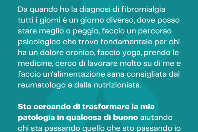 REUMAstories, Elisa racconta la sua storia con la fibromialgia