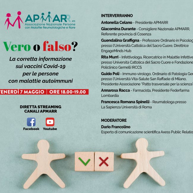 locandina webinar Apmarr vaccini Covid-19