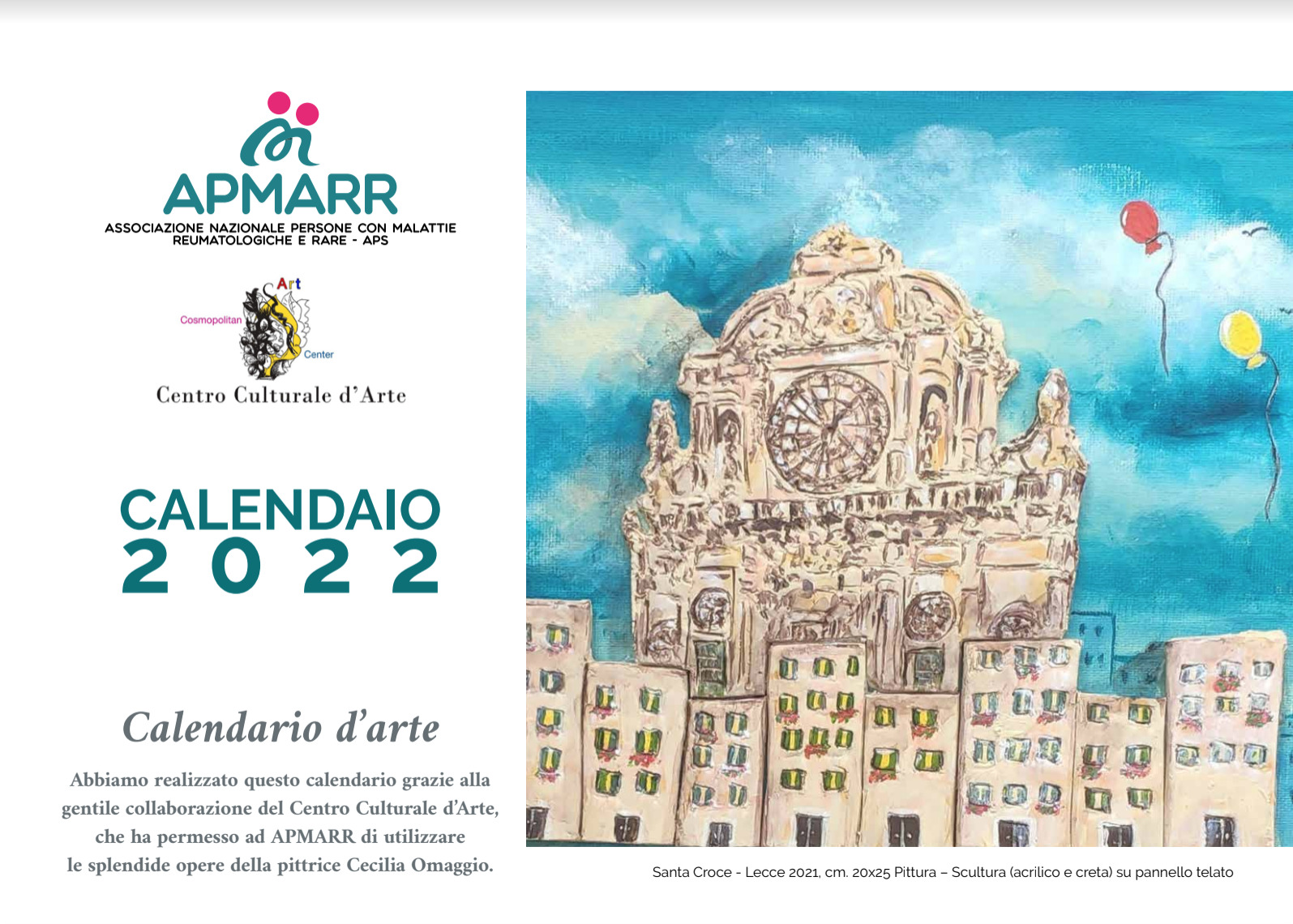 Scarica il calendario 2022 di APMARR!