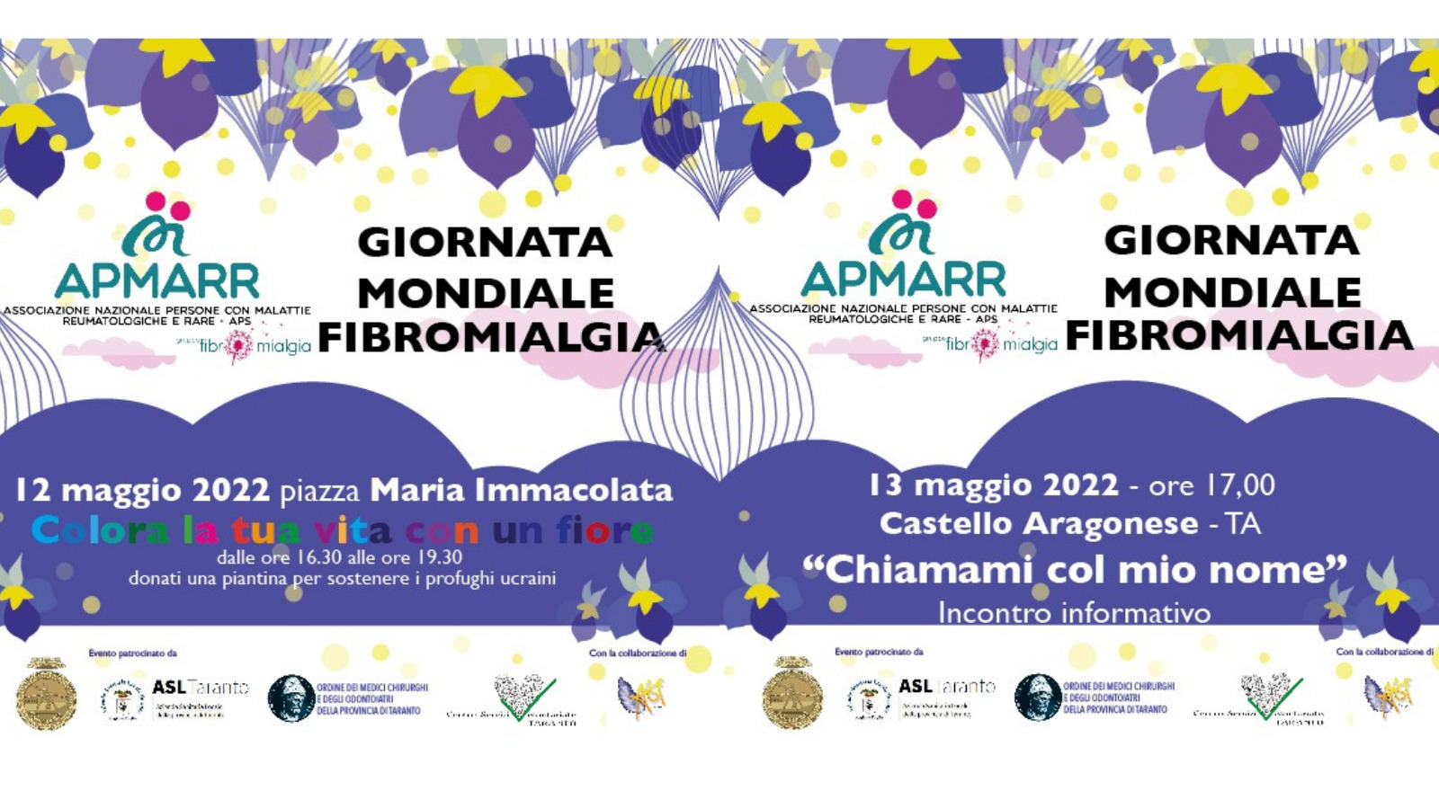 Giornata Mondiale della Fibromialgia 2022 – gli eventi di APMARR