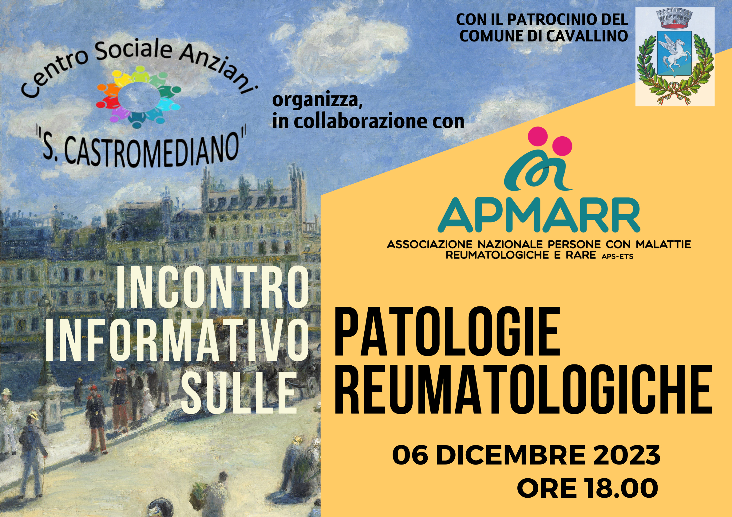 Incontro formativo sulle patologie reumatologiche