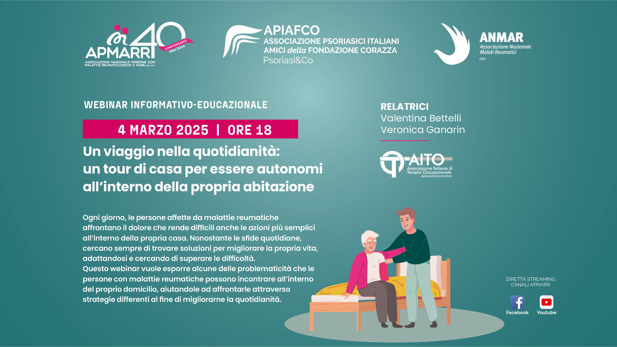Webinar 04.03.2025 – Un viaggio nella quotidianità: un tour di casa per essere autonomi all’interno della propria abitazione
