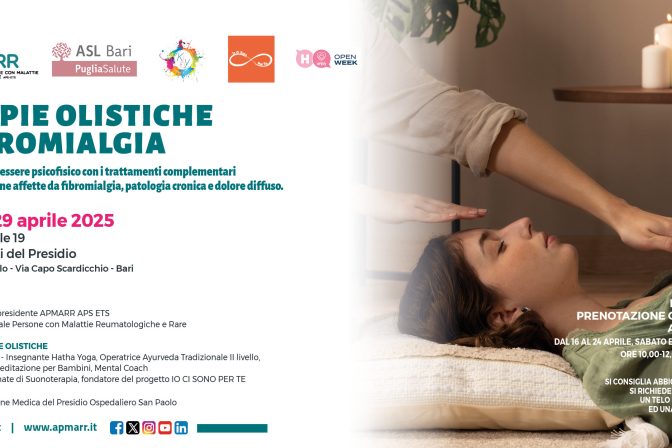 Terapie olistiche e fibromialgia – Bari, 29.04.2025