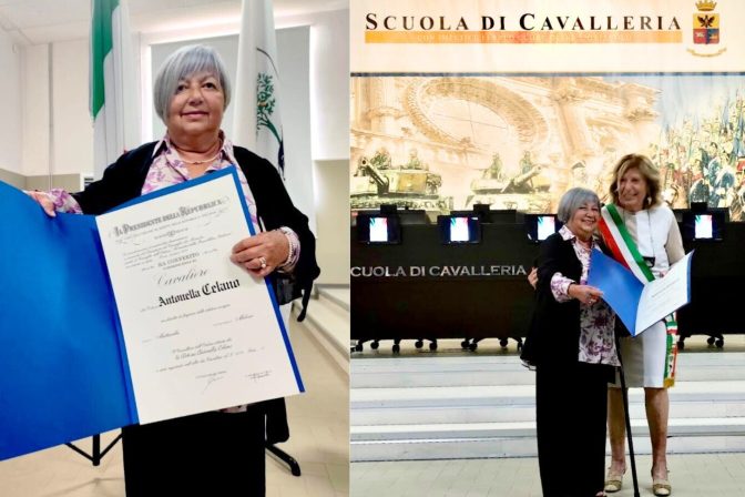 ANTONELLA CELANO, PRESIDENTE APMARR, È STATA INSIGNITA DELL’ONORIFICENZA DI “CAVALIERE DELL’ORDINE AL MERITO DELLA REPUBBLICA ITALIANA”