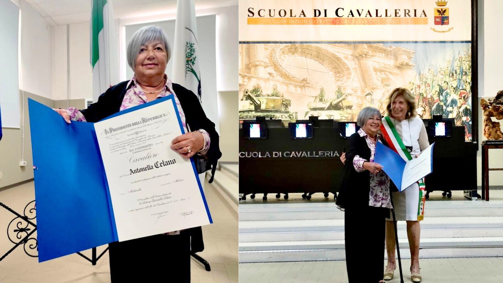 ANTONELLA CELANO, PRESIDENTE APMARR, È STATA INSIGNITA DELL’ONORIFICENZA DI “CAVALIERE DELL’ORDINE AL MERITO DELLA REPUBBLICA ITALIANA”